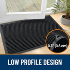 OLANLY 2-Pack Front Door Mats 47x32, Waterproof Heavy-Duty Doormats - Image 4