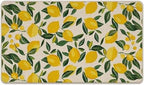 Spring Summer Lemon Welcome Front Door Mat by Livcoz