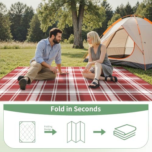 GENIMO Outdoor Rug, Waterproof Plastic Rugs - Image 7