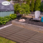Interlocking Deck Tiles for Balcony, 12 x 12 Inch Waterproof & Weatherproof - Image 3