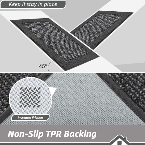 BEQHAUSE Indoor Door Mat 24" x 36", Dirt Trapper Door Mats - Image 4