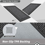 BEQHAUSE Indoor Door Mat 24" x 36", Dirt Trapper Door Mats - Image 4