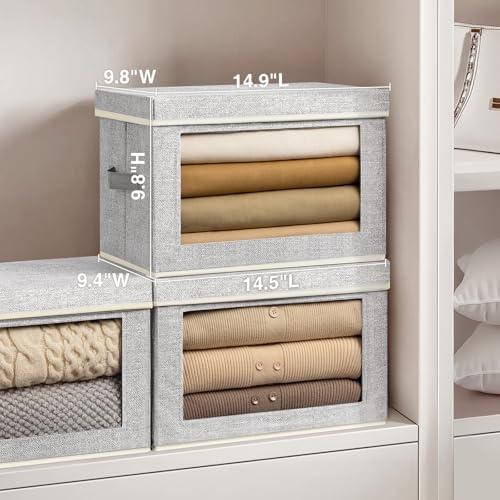 Homsorout Stackable Storage Bins - Image 5