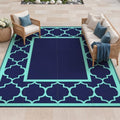 GENIMO Outdoor Rug, Waterproof Plastic Rugs by GENIMO