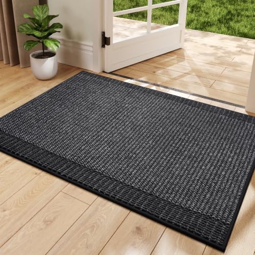 2x3 Front Door Mat Entryway Mat Absorbs Moisture and Dirt by QiCaiJia