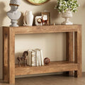 Tohomeor Farmhouse Console Table, 47 Inches Entryway Console Table, Wooden by Tohomeor