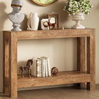 Tohomeor Farmhouse Console Table, 47 Inches Entryway Console Table, Wooden by Tohomeor