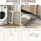 Extra Wide Foldable Clothes Drying Rack, Reinforced Joints - Image 4