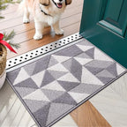 OLANLY Door Mat Indoor Entrance Washable 30x17, Odor-Free Low-Profile Front by OLANLY