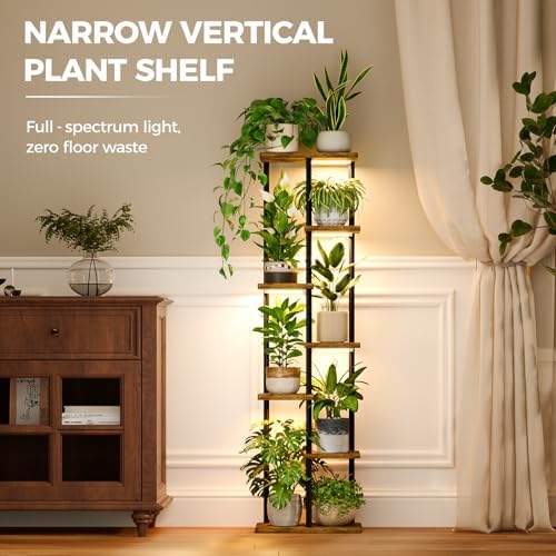 Bamworld Plant Stand with Grow Light - Image 5