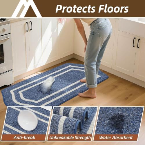 COSY HOMEER Long Kitchen Floor Mats and Rugs Non Slip Washable - Image 3