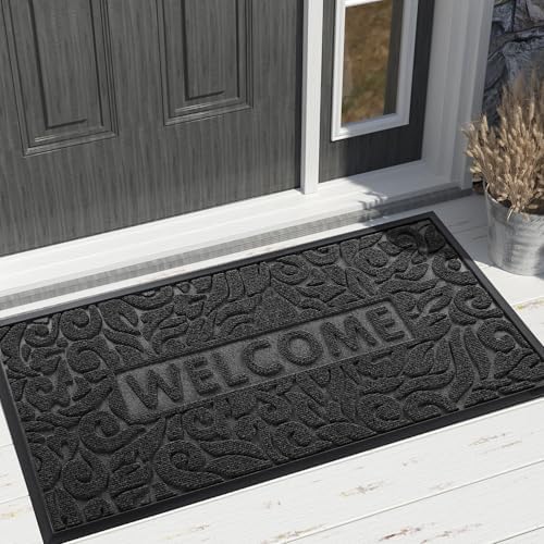 Yimobra Large Welcome Mat 47x24, Waterproof Non-Slip Outdoor Mats by Yimobra