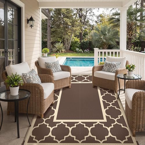 GENIMO Outdoor Rug, Waterproof Plastic Rugs - Image 6