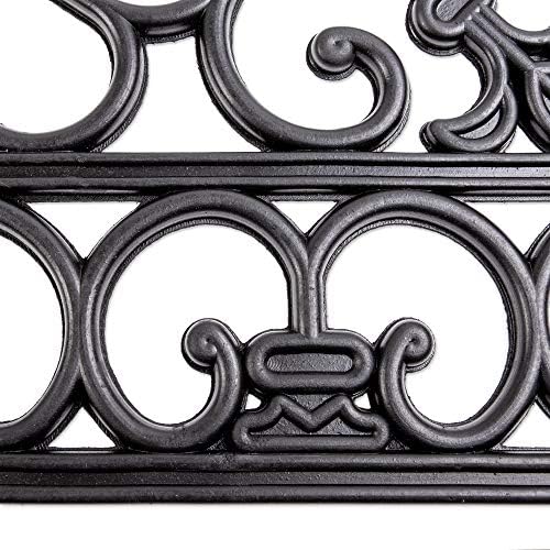 DII Rubber Doormats Collection All Weather, Natural Wrought Iron - Image 5