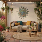 HOBYLUBY Sun Outdoor Wall Decor - Image 6