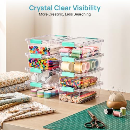 Vtopmart 4 Pack 3 Qt Clear Storage Bins - Image 6