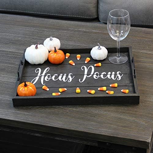 Elegant Designs HG2000-KHP Halloween Witch Decorative Wood Serving Tray - Image 6