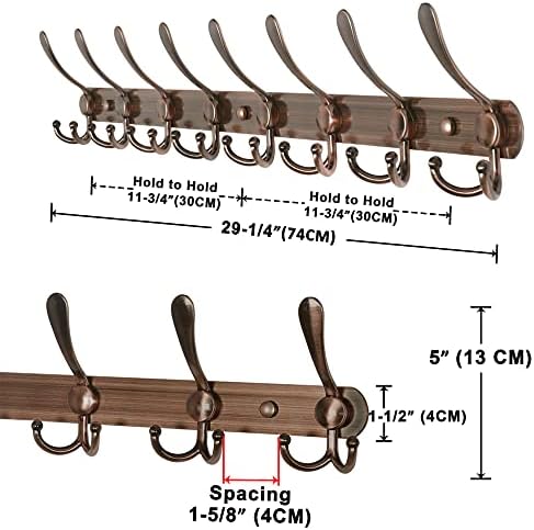 Dseap Coat Rack Wall Mount - Image 6