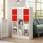 Foldable Storage Cubes Bins, 11 Inch Cloth Storage Cube Fabric Storage Box - Image 4