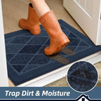 BEQHAUSE Dirt Trapper Door Mats 20" x 32", Non-Slip Washable - Image 3