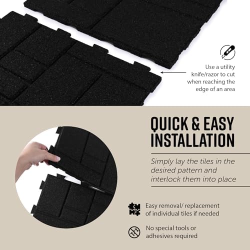 Playsafer Squarescape Rubber Interlocking Tile - Image 7