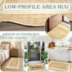 Boho Scalloped Outdoor Rug - Image 5