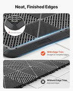 VEVOR Transition Edge Kit, Durable Straight Garage Floor Edging, PP Material - Image 2