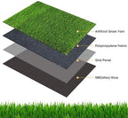 CooZero Artificial Grass, 39.4" x 19.7" Reusable Grass Patch - Image 6