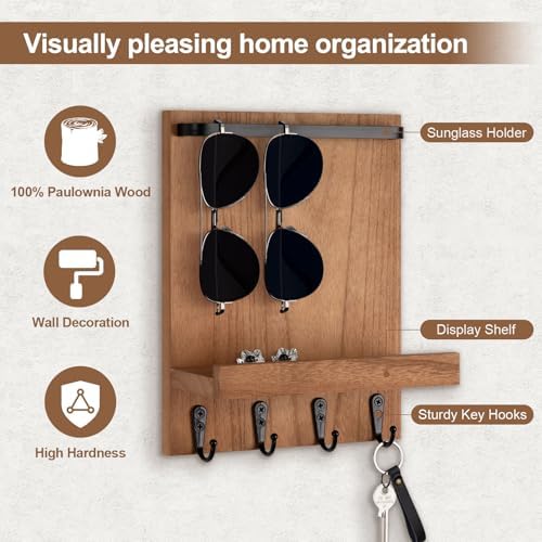 Key Holder Wall Mount, Key and Sunglasses Holder - Image 2