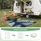 GENIMO Outdoor Rug, Waterproof Plastic Rugs - Image 7
