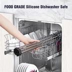 Tomorotec Roll Up Dish Drying Rack Over Sink, 304 Steel - Image 6