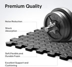 36 Pack 144 sqft Home Gym Mat, Puzzle Exercise Mat, EVA Interlocking Foam Floor - Image 4