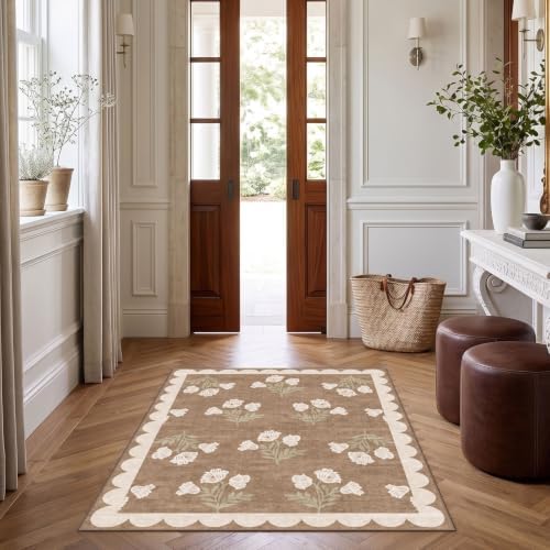 3x4 Floral Entry Rug - Image 3
