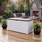 YITAHOME 120 Gallon Outdoor Storage Deck Box - Image 5