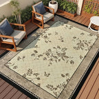 Easy Jute Outdoor Rug, Washable 4x6 Front Door Mat - Image 2
