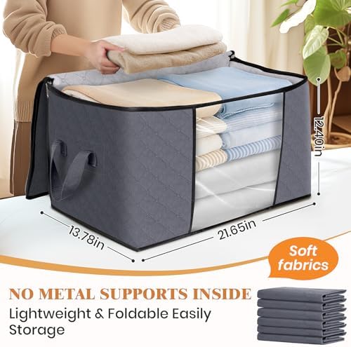 Fab totes 10 Pack Storage Bags for Clothes Blanket Storage Bins - Image 2