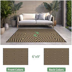 GENIMO Outdoor Rug, Waterproof Plastic Rugs - Image 2