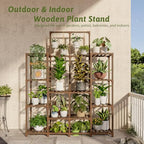 GENTINGBRO Plant Stand Indoor Outdoor 63" Tall Plant Shelf - Image 3