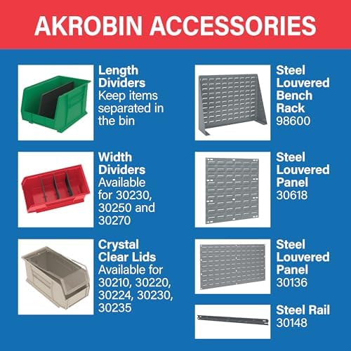 Akro-Mils 30235 AkroBins Plastic Storage Bins - Image 6