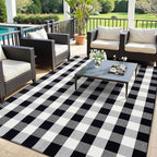 OLANLY Fall Door Mat, Buffalo Plaid Rug - Image 5