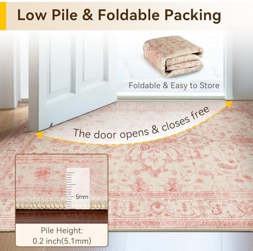 RELEANY Washable Area Rug - Image 4