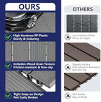 9 PCS Plastic Interlocking Deck Tiles - Image 5