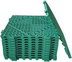12 Pack Modular Interlocking Cushion 11.6" x 11.6" Rubber Mat Floor Tile Mats - Image 3