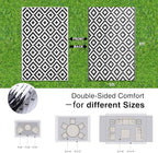 OLANLY Outdoor Rug 5x8 ft Waterproof Reversible Mat - Image 2