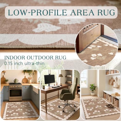 3x4 Floral Entry Rug - Image 4