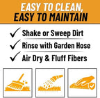 Ottomanson Artificial Grass Runner Natural 31" x 10' - Image 7