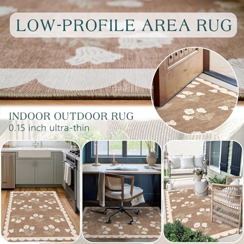 3x5 Floral Entry Rug - Image 5