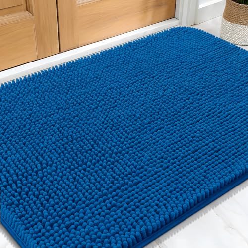 OLANLY Dog Door Mat for Muddy Paws 34x21, Super Absorbent Chenille Mud Mat by OLANLY
