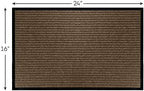 LuxUrux Striped Brown Door Mat - Image 3