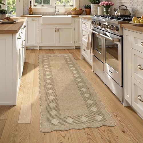 LIVEBOX Scalloped Easy Jute Diamond Rug - Image 2